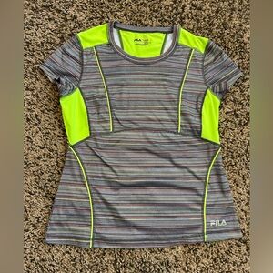 Fila sport women’s L running shirt. Reflective.